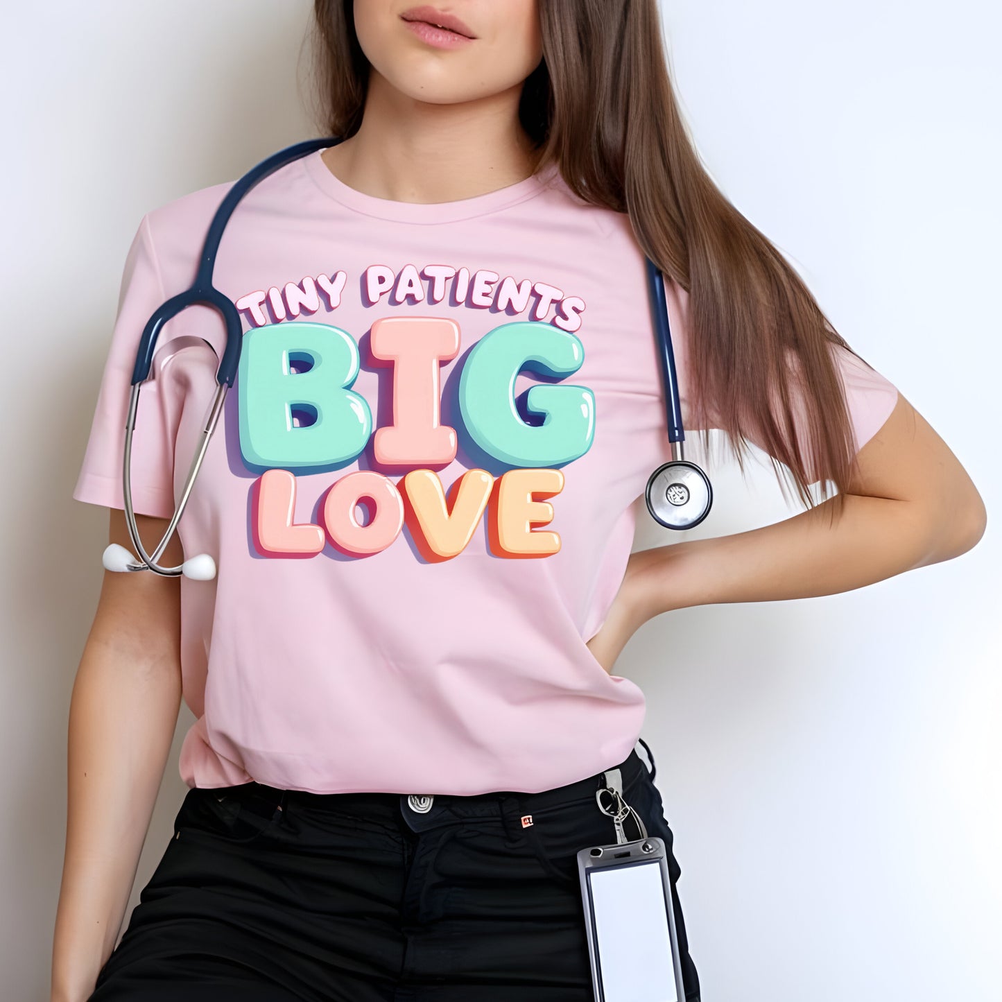 “Tiny Patients, Big Love” Pediatric Nurse Tee